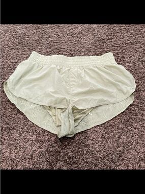 Free people, movement, active lace lined shorts, size large